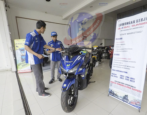 Fasilitas Yamaha Global Sumber Service Sales Sparepart